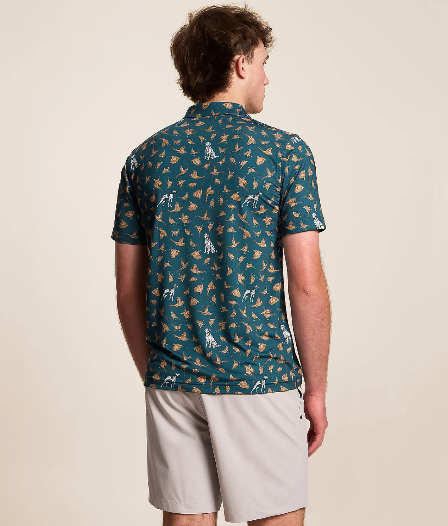 Waggle® Bird Dog Performance Polo Blue Discount