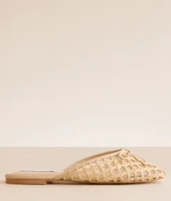 Steve Madden Birdee Mule Shoe Tan Raffia Hot