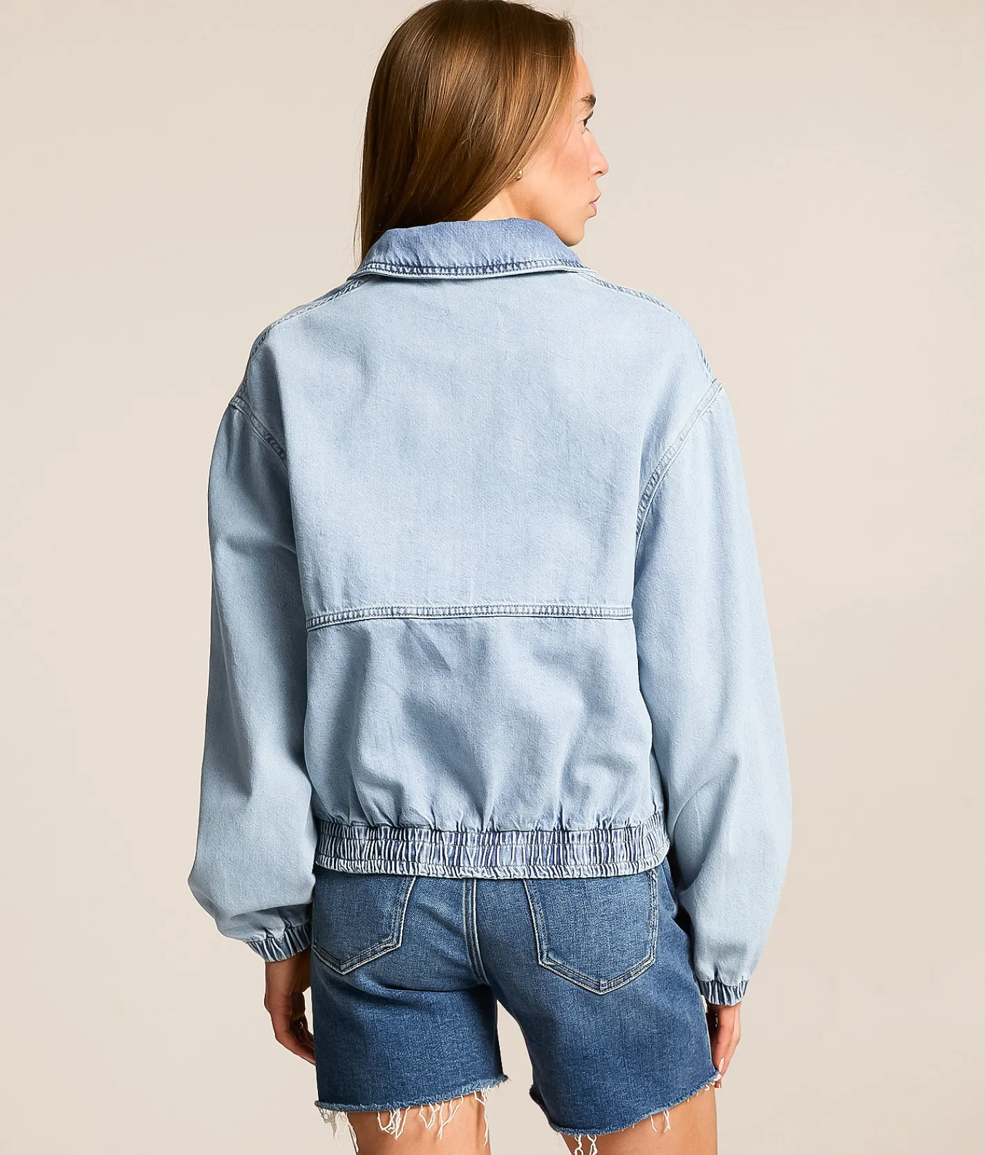 Free People Birdie Denim Jacket Mockingbird Discount