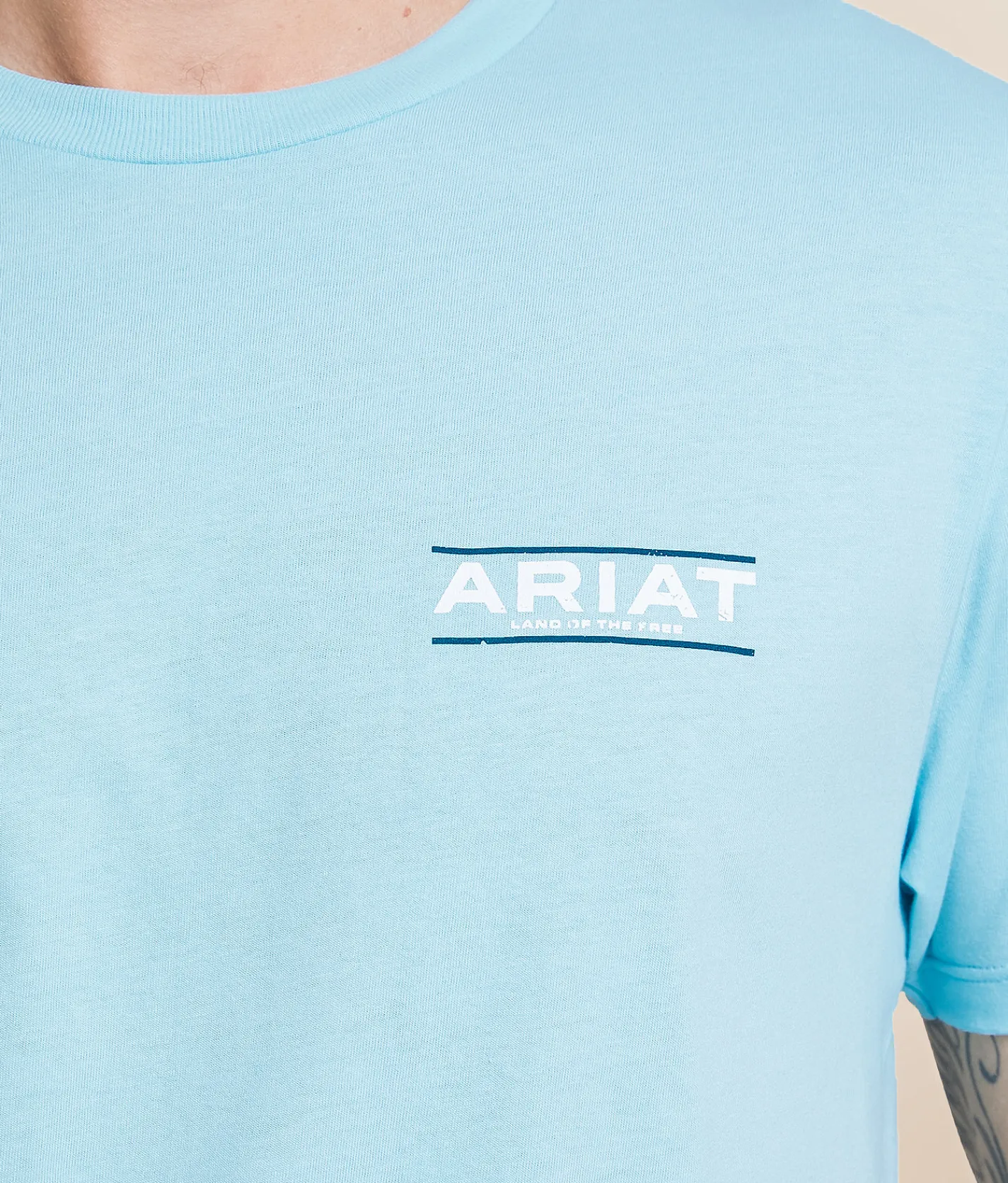 Tops|Graphic T-Shirts | Ariat Bison Southwest Patriot T-Shirt Sea Angel