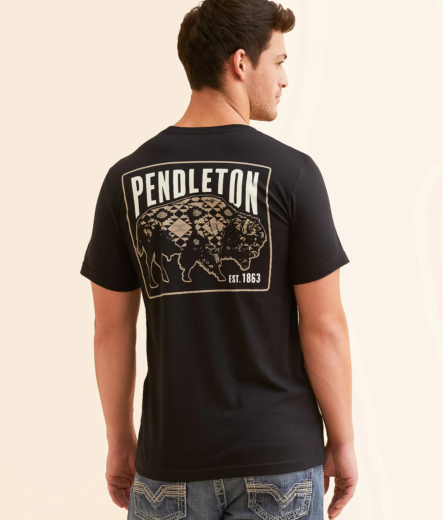 Graphic T-Shirts | Pendleton Bison Stamp T-Shirt Forest