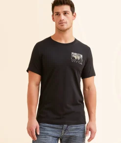 Graphic T-Shirts | Pendleton Bison Stamp T-Shirt Forest
