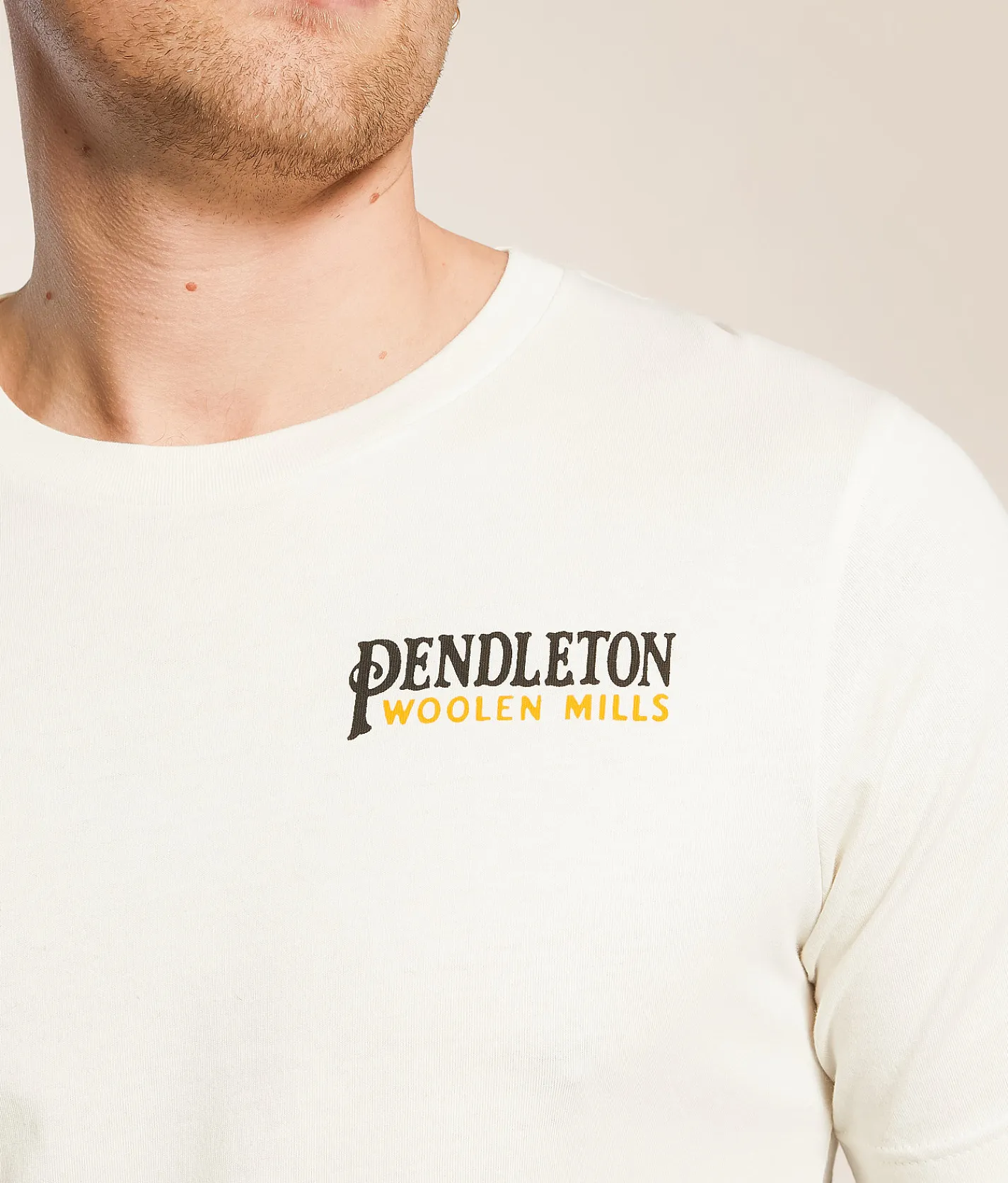 Graphic T-Shirts | Pendleton Bison T-Shirt Vintage White