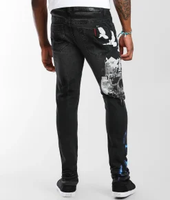 Industrial Indigo bird Skinny Stretch Jean Black Outlet