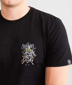 Graphic T-Shirts | Sullen Black Flag T-Shirt Jet Black