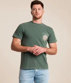 Tops | Old Row Black Jack T-Shirt Blue Spruce