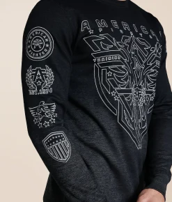 Graphic T-Shirts | American Fighter Black Rock Thermal Black Mass