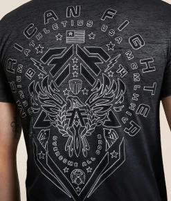 American Fighter Black Rock T-Shirt Black Mass Sale