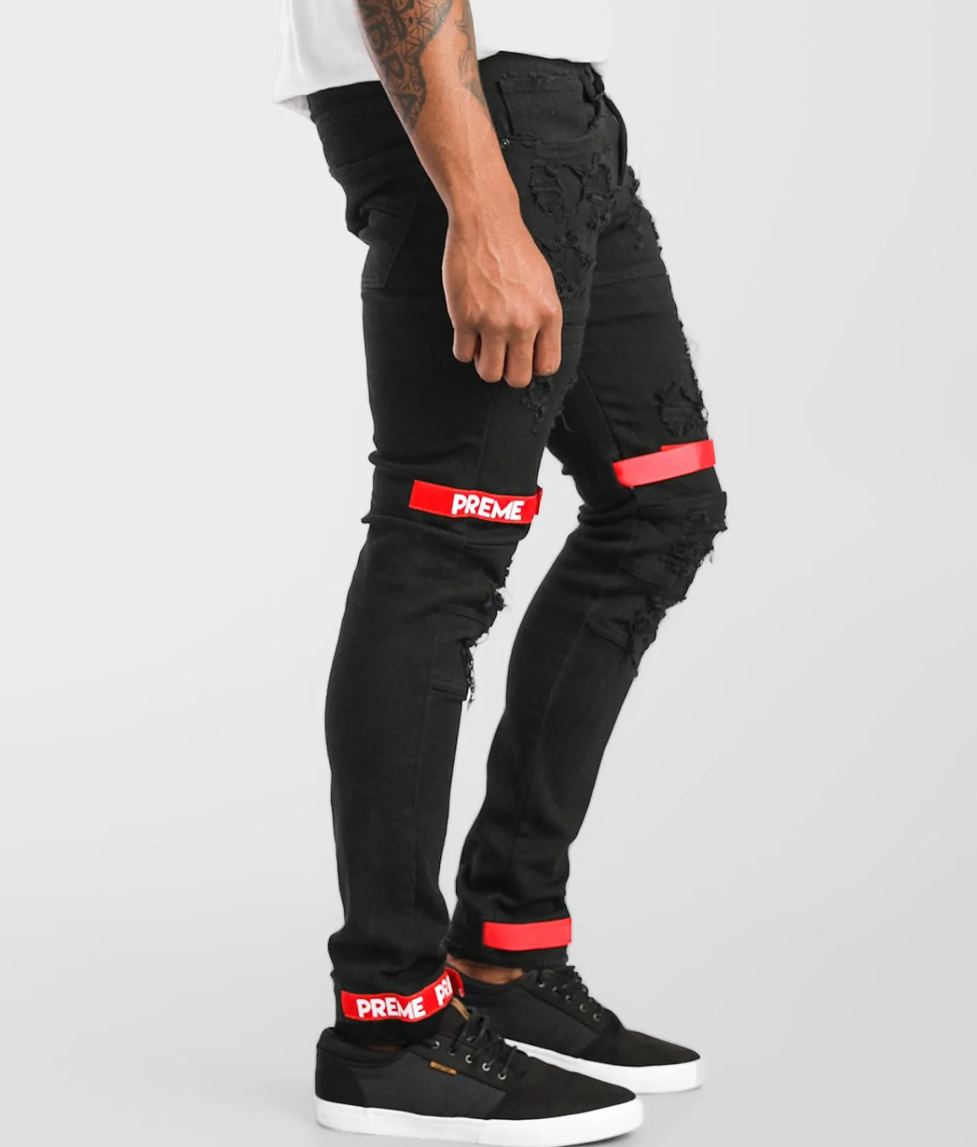 Sale Jeans|Bottoms | PREME Skinny Stretch Jean Black