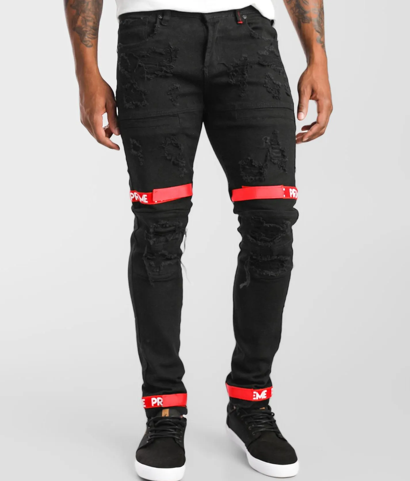 Sale Jeans|Bottoms | PREME Skinny Stretch Jean Black