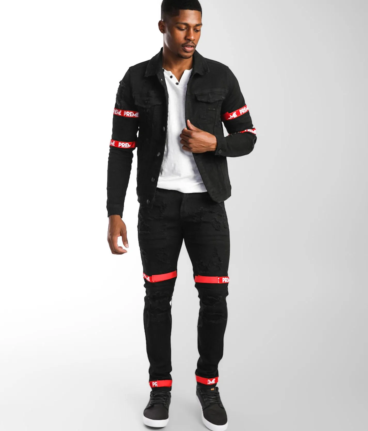 Sale Jeans|Bottoms | PREME Skinny Stretch Jean Black