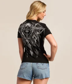 Tops | Affliction Blackwater Falls T-Shirt Black Reactive