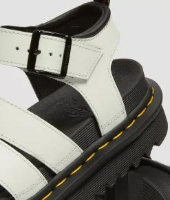 Dr. Martens Blaire Leather Sandal Smoked Mint Outlet