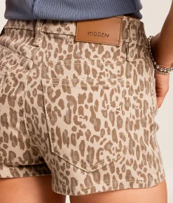 HIDDEN Blake Cheetah Stretch Short Tan Cheetah