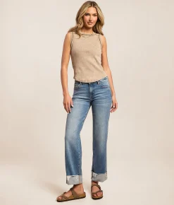 Jeans | HIDDEN Blake Cropped Straight Stretch Jean Marshall