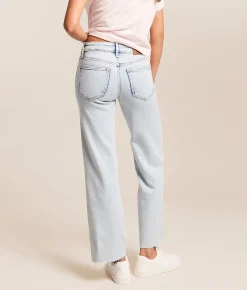 HIDDEN Blake Cropped Straight Stretch Jean Lake Tahoe Hot