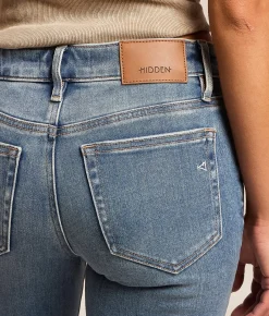 HIDDEN Blake Cropped Straight Stretch Jean Marshall Discount