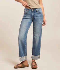 HIDDEN Blake Cropped Straight Stretch Jean Marshall Discount