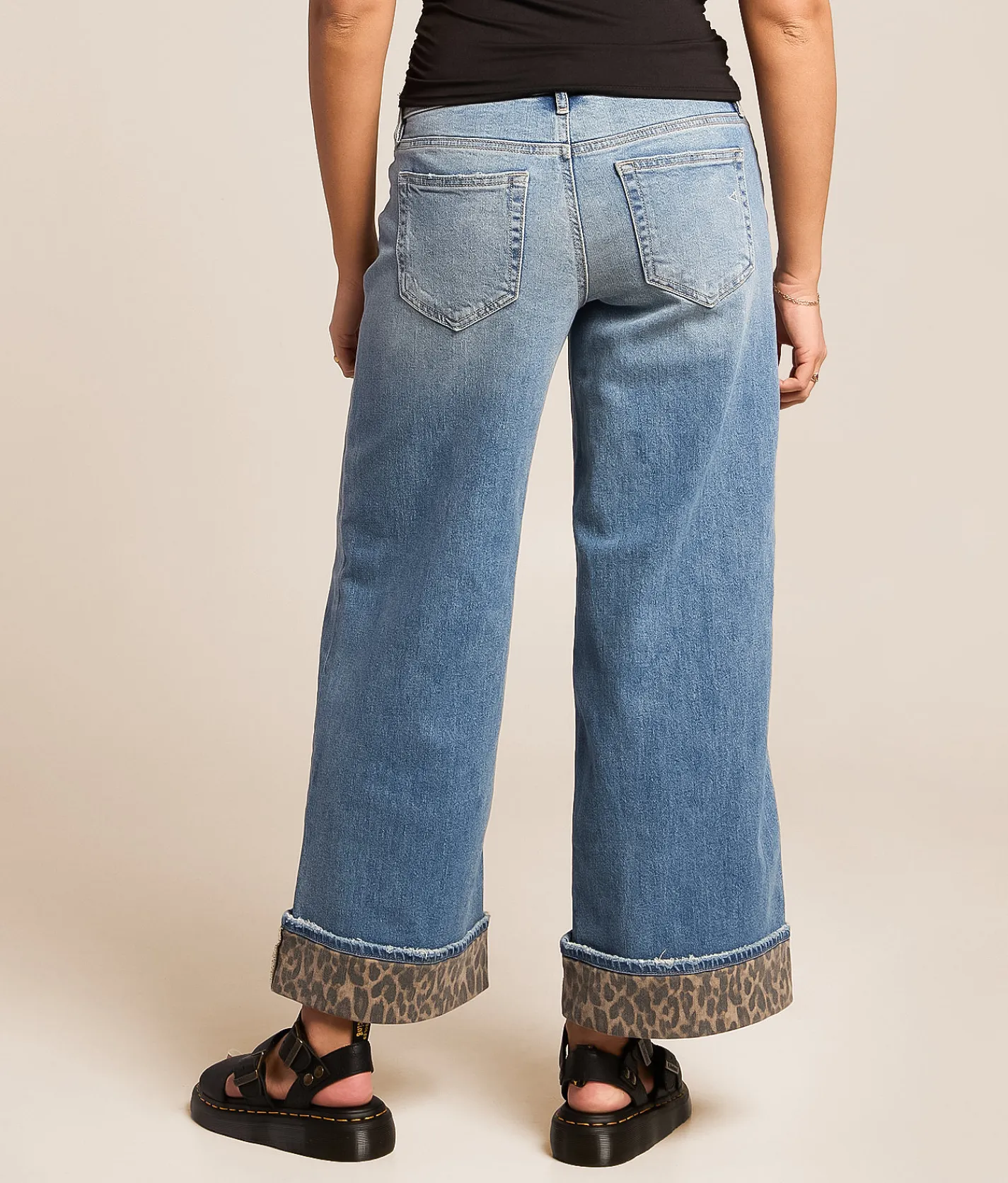 HIDDEN Blake Cropped Wide Leg Stretch Jean Lovers Point New