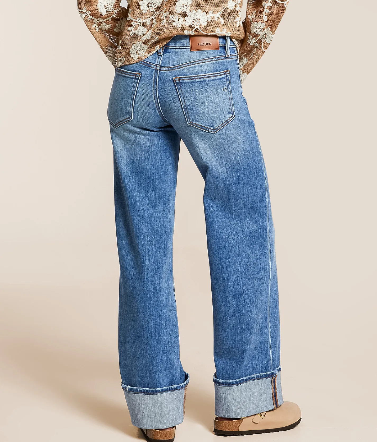Jeans|Bottoms | HIDDEN Blake Dad Stretch Cuffed Jean Pismo