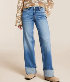 Jeans|Bottoms | HIDDEN Blake Dad Stretch Cuffed Jean Pismo