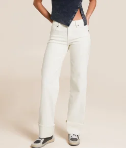 HIDDEN Blake Dad Stretch Jean Cream Discount