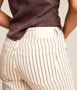 Bottoms | HIDDEN Blake Dad Striped Stretch Jean Brown Stripe