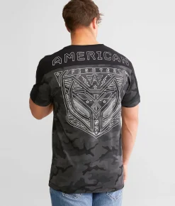Graphic T-Shirts | American Fighter Blakeley T-Shirt Black Camo