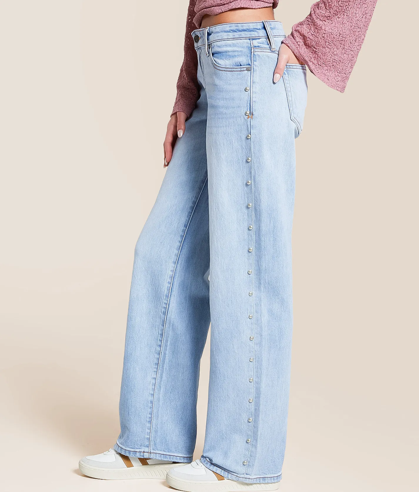 HIDDEN Blake Studded Dad Stretch Jean Point Dume Hot
