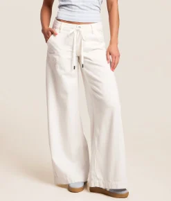 HIDDEN Blake Ultra Wide Leg Jean Pearl Online