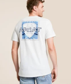 Graphic T-Shirts | Ariat Blanket Square T-Shirt Antique White