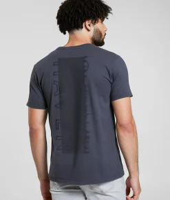Maven Co-op Blasted Block T-Shirt Dark Shadow New