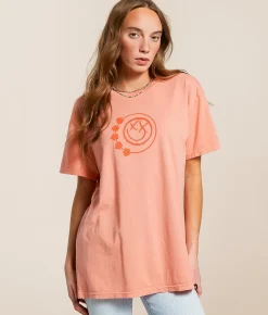 Tops | Bravado blink-182 Oversized Band T-Shirt Coral