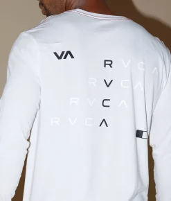 RVCA Block Chain T-Shirt White Clearance