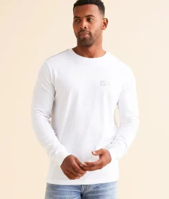 RVCA Block Chain T-Shirt White Clearance