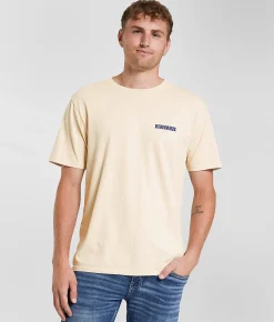 Tops|Graphic T-Shirts | Maven Co-op Blooming Badge T-Shirt Sand