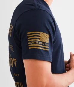 Graphic T-Shirts | Howitzer Blue Collar Another Cloth T-Shirt Navy