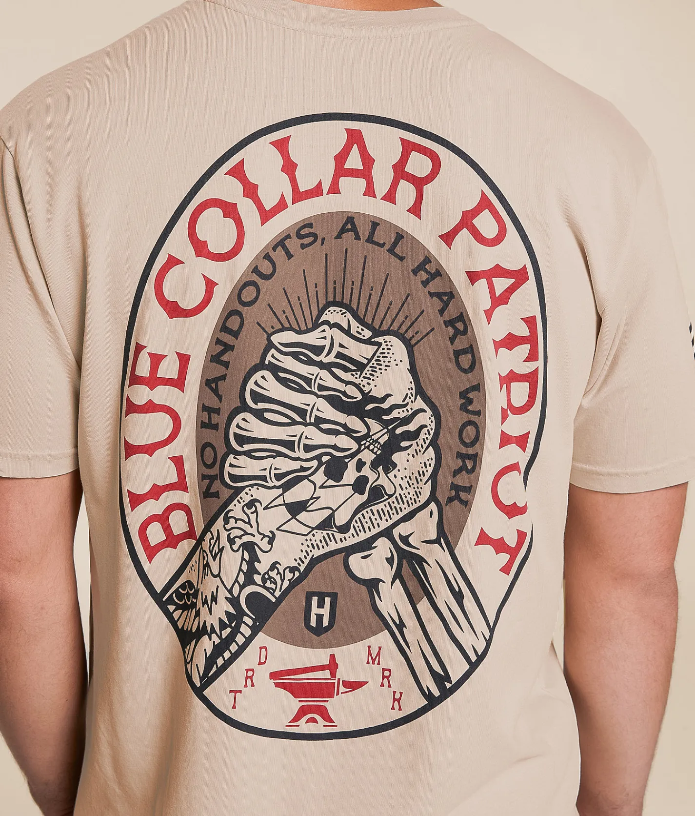Tops|Graphic T-Shirts | Howitzer Blue Collar Bound By Blood T-Shirt Peyote