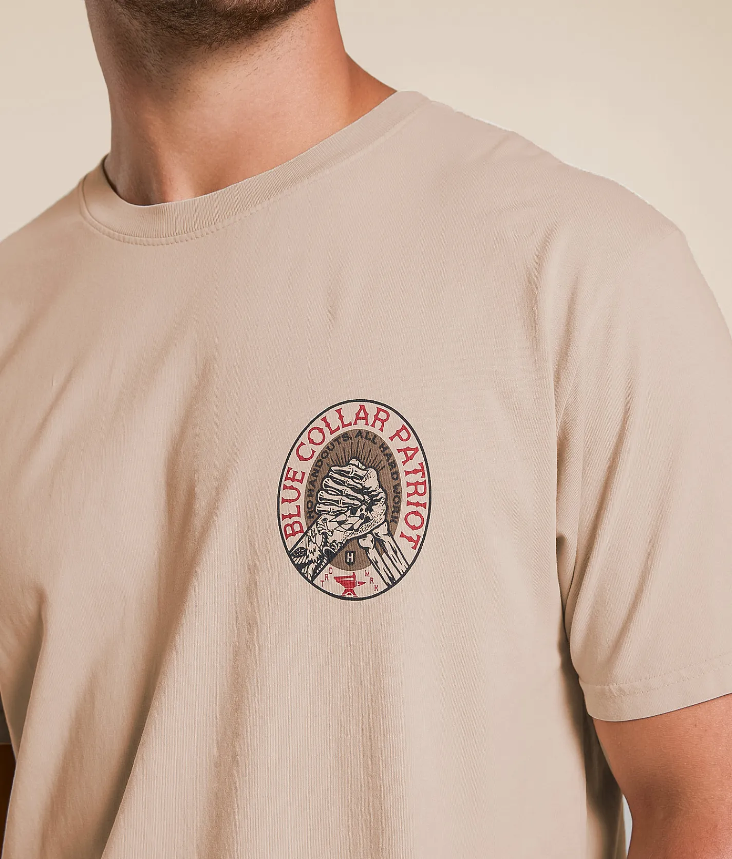 Tops|Graphic T-Shirts | Howitzer Blue Collar Bound By Blood T-Shirt Peyote