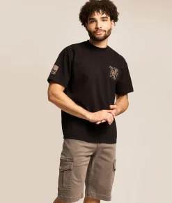 Howitzer Blue Collar Built For Speed T-Shirt Black New
