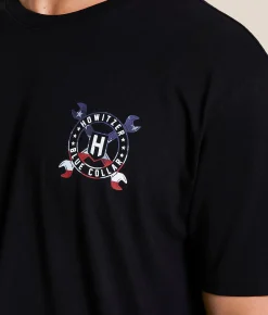 Tops|Graphic T-Shirts | Howitzer Blue Collar Cross Wrench T-Shirt Black