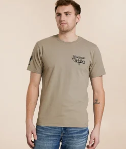 Howitzer Blue Collar Death Grip T-Shirt Chinchilla Best