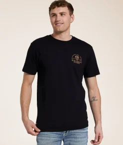 Graphic T-Shirts | Howitzer Blue Collar Double Crossed T-Shirt Black