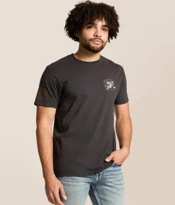 Howitzer Blue Collar Earned Beers T-Shirt Vintage Black Hot