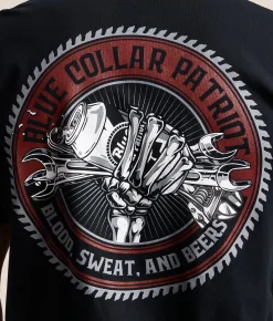 Tops|Graphic T-Shirts | Howitzer Blue Collar Essentials T-Shirt Obsidian