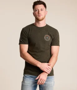 Tops|Graphic T-Shirts | Howitzer Blue Collar Essentials T-Shirt Rosin Mineral Wash