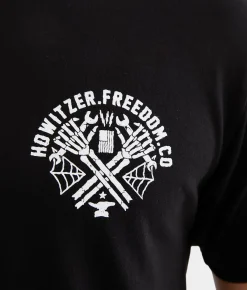Graphic T-Shirts | Howitzer Blue Collar Freedom T-Shirt Black