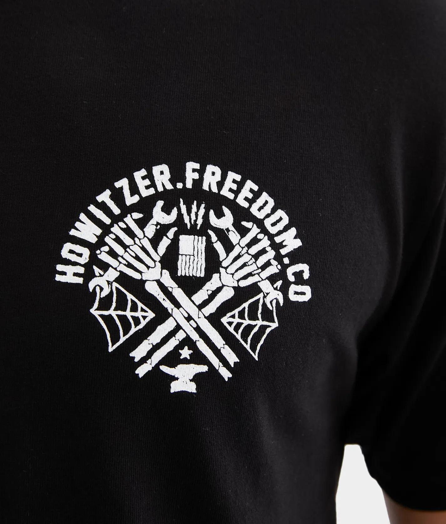 Graphic T-Shirts | Howitzer Blue Collar Freedom T-Shirt Black