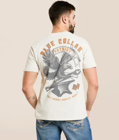 Howitzer Blue Collar Full Metal T-Shirt Lunar Rock Sale