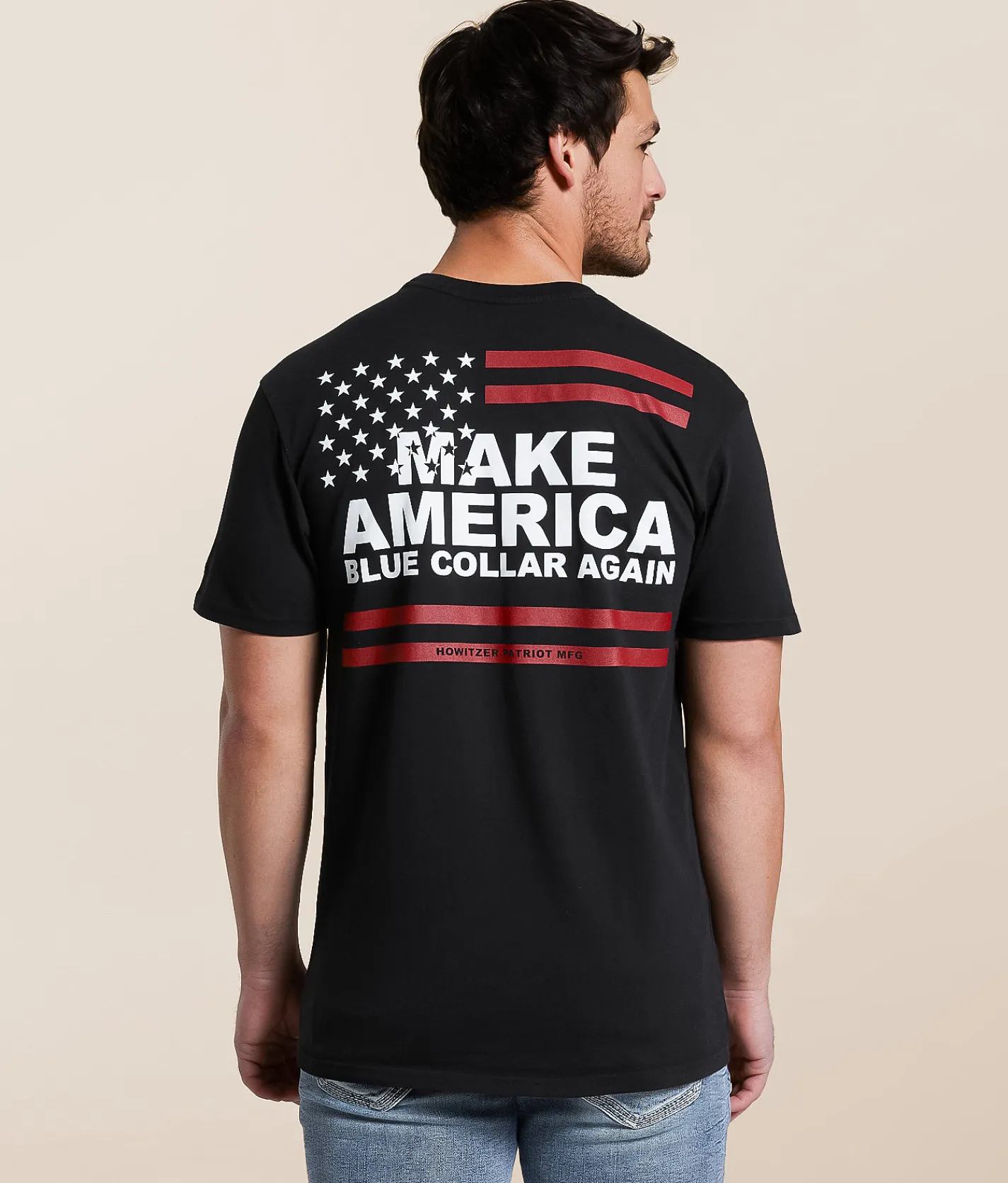 Graphic T-Shirts | Howitzer Blue Collar Great Again T-Shirt Black